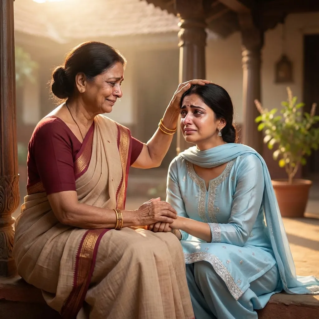 सास की समझदारी: जब सुमित्रा काकी ने पड़ोसन के सामने बचाई बहू की इज़्ज़त