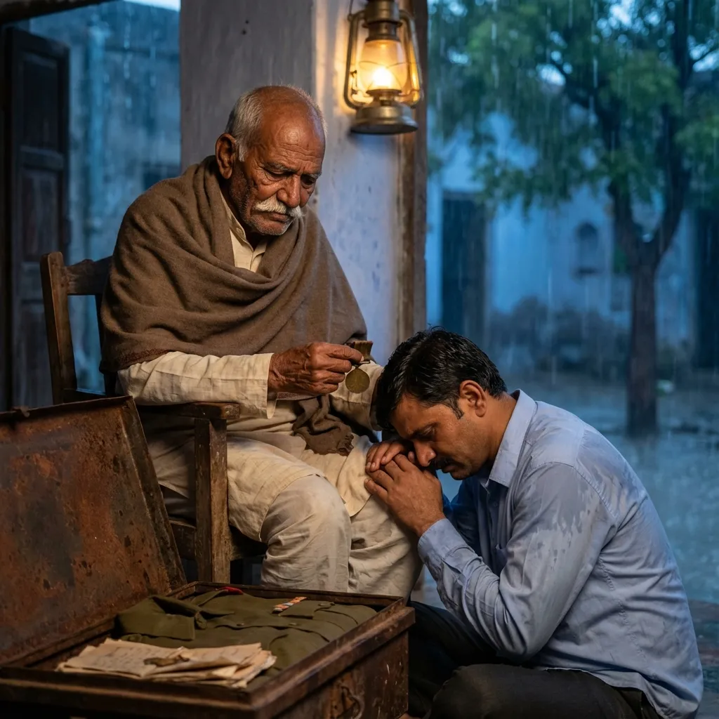 पत्थर दिल पिता का सच: एक फौजी के अनकहे दर्द और फ़र्ज़ की मर्मस्पर्शी कहानी