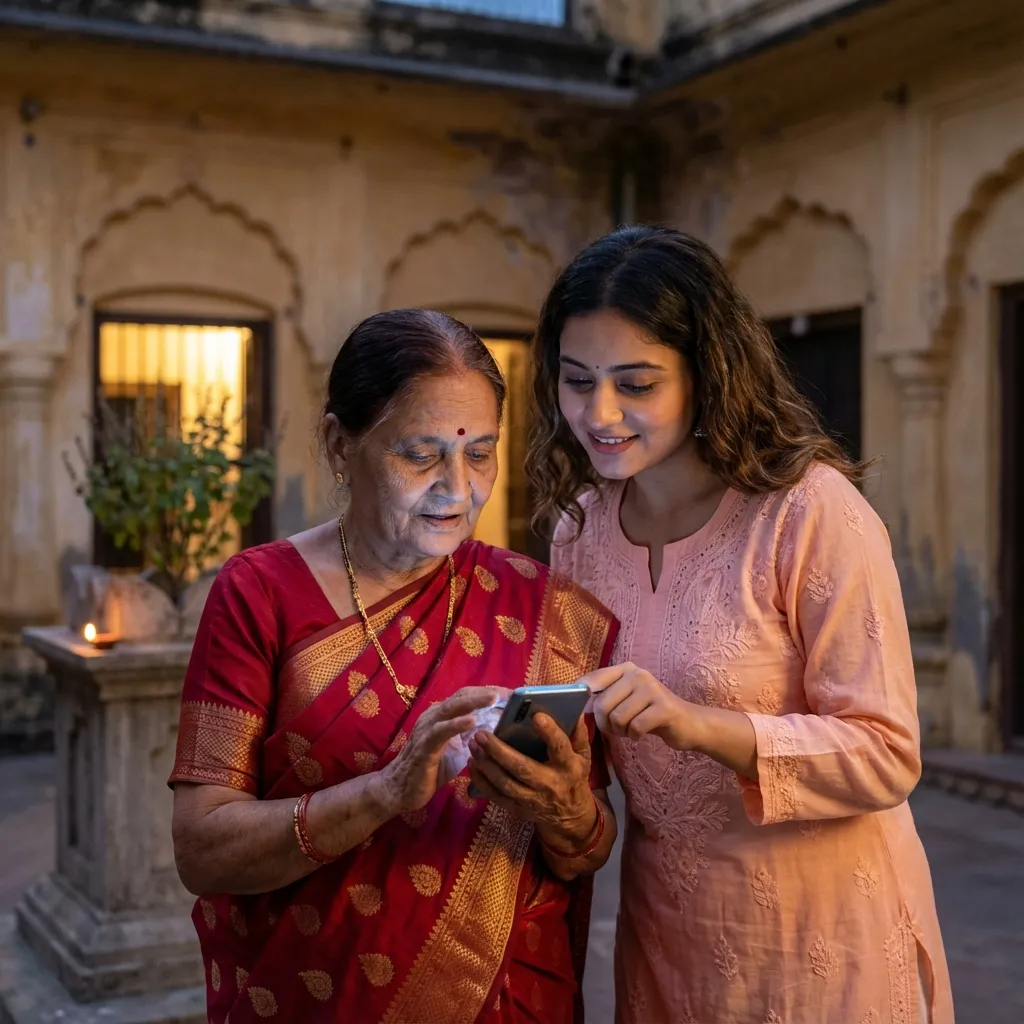 स्मार्टफोन वाली सास: जब बहू के एक तोहफे ने मिटाई पीढ़ियों की दूरी